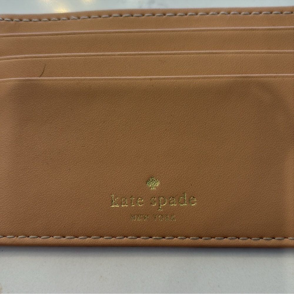 Kate Spade Vibrant Yellow Card Case - Picture 3 of 4
